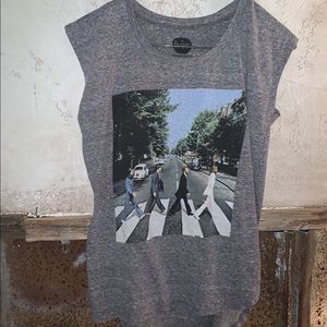 Short sleeve shirt. The Beetles